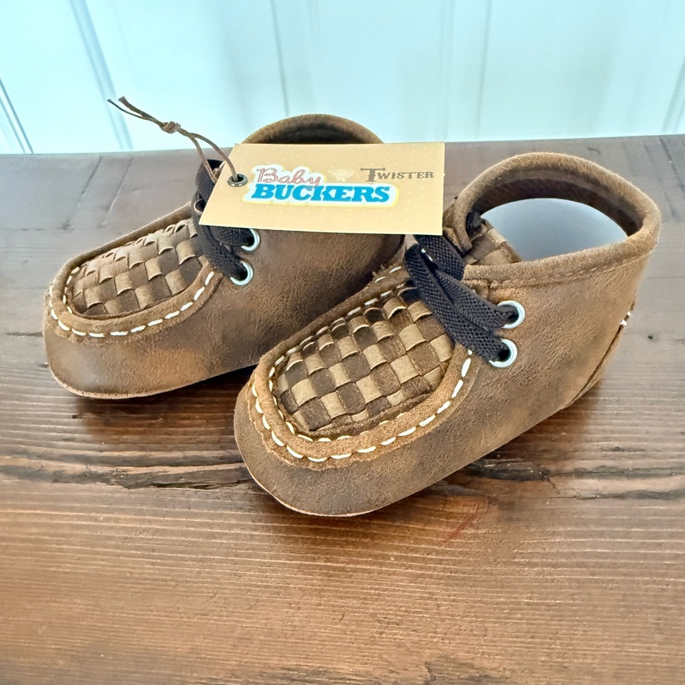 Twister Carson Baby Bucker Moccasin Boots Infant 4 - Picture 4 of 11